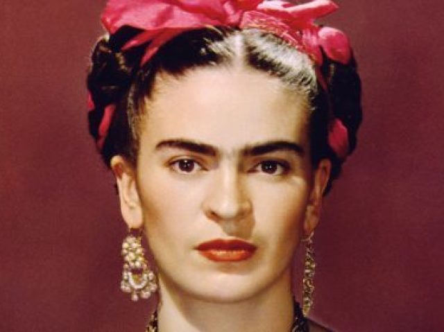 Retrato de Frida usado na composição de um nude