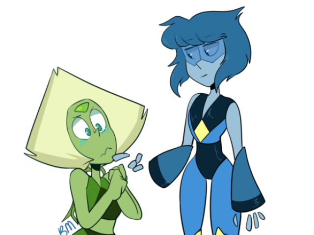 Lápis e Peridot