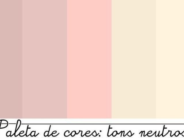 Rosa e cores pasteis