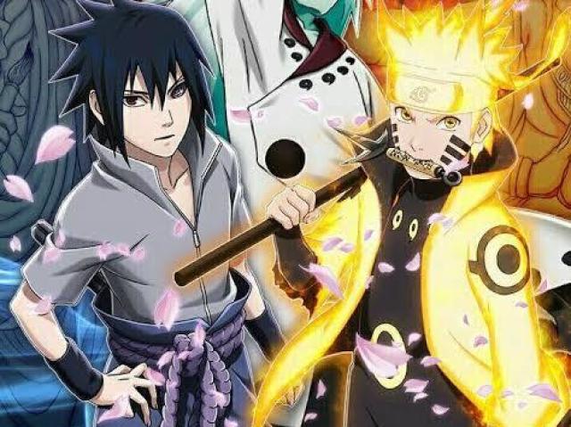 Naruto
 e sasuke