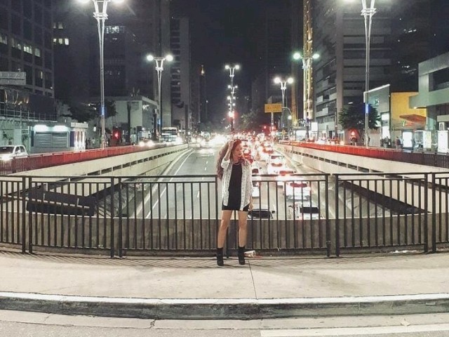 Foram dar um passeio pela rua mesmo