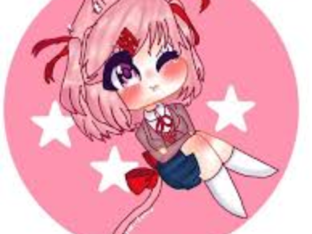 Natsuki-a mais otaku a tsundere e a mais fofa e bravinha mas sofre com abusos do pai...