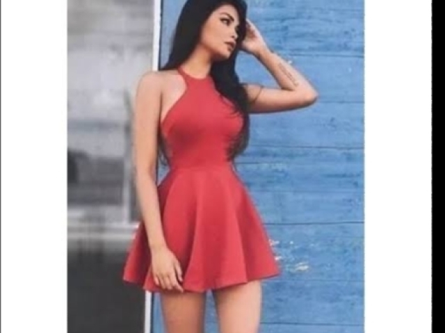 Vou de vestido mesmo, linda