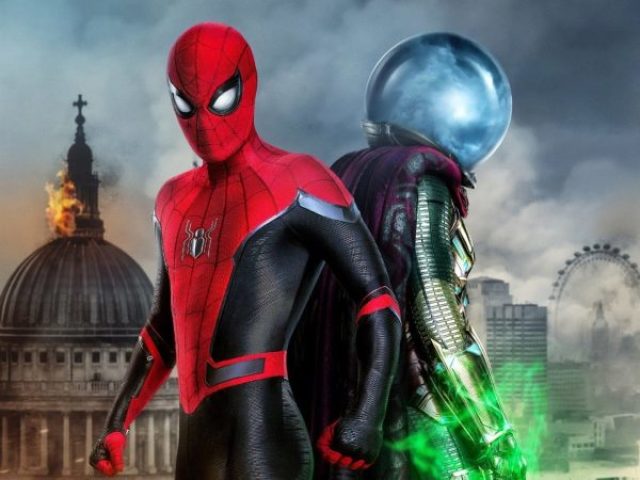 "Homem Aranha longe de casa"