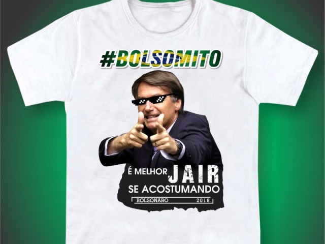 camiseta do bozo pra espantar o pretendente