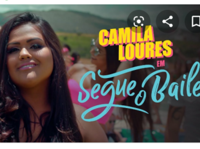 CAMILA LOURES SEGUE O BAILE