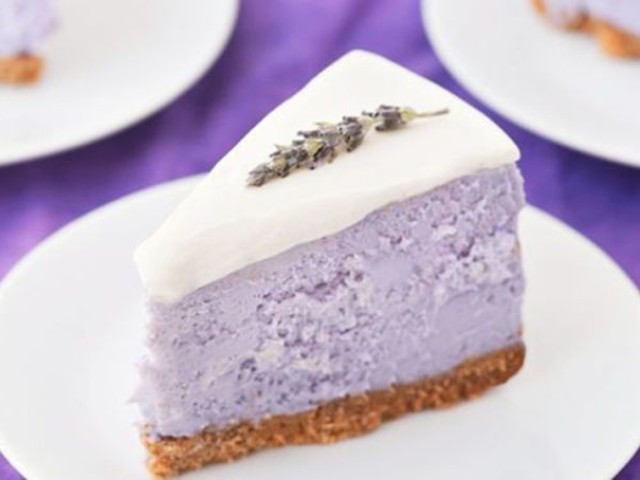 Cheesecake de lavanda