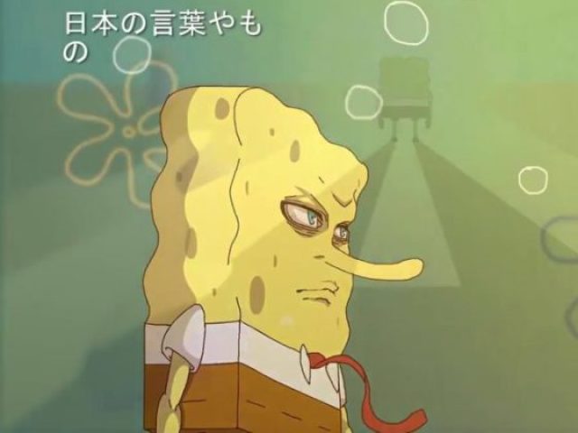 bob esponja anime 😆