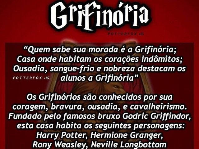 GRIFINÓRIA!