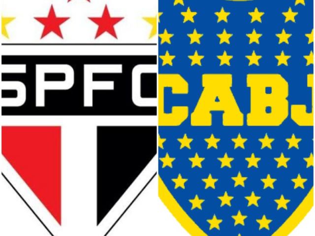 São Paulo e Boca Juniors.