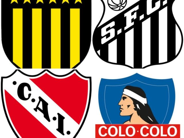 Peñarol x Santos;
Independiente x Colo-Colo.