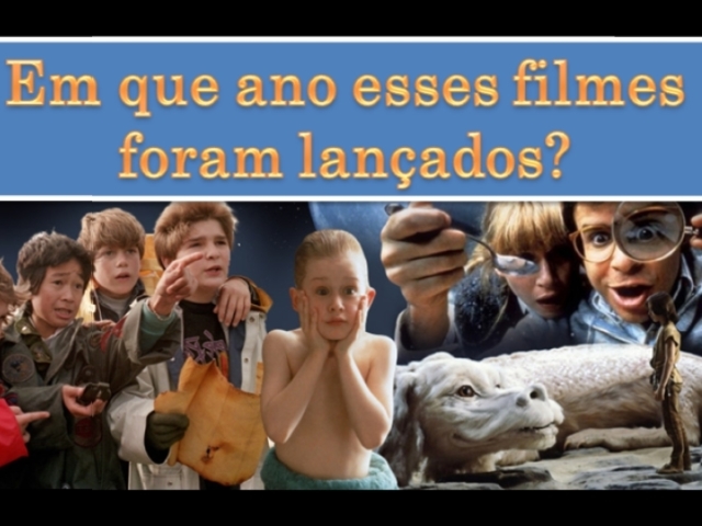 Em que ano esses filmes foram lançados?