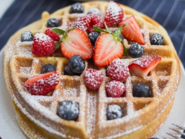 Quero algo que sustente mas que ao mesmo tempo seja saudável,como um waffles.