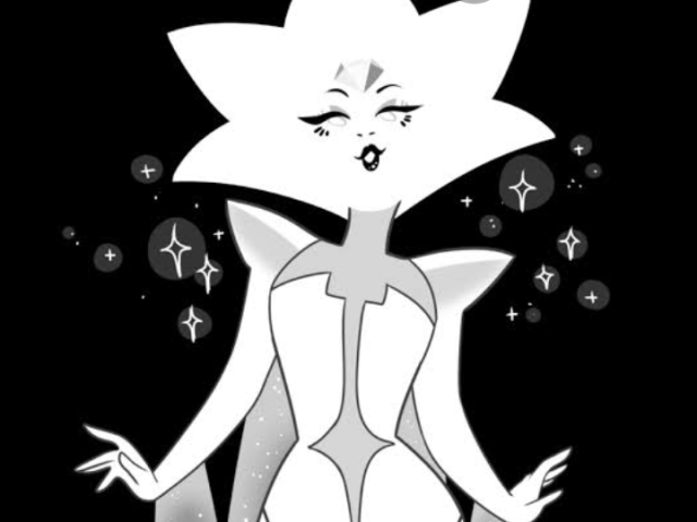 A White diamond/ Diamante branco, pois foi confirmado que a responsável por fazer pérolas é ela.