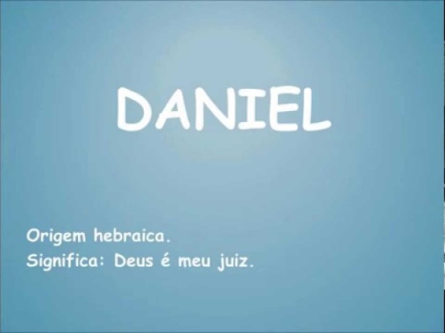 Daniel.