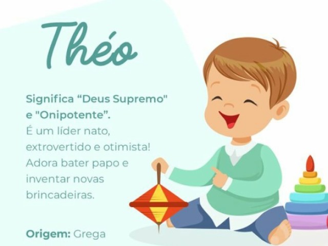 Menino menina
Theo. Tatiana