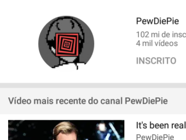 Pewdiepie
O imitador