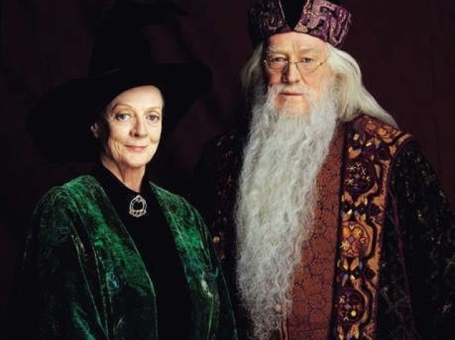 Alvo Dumbledor e Minerva Mcgonal