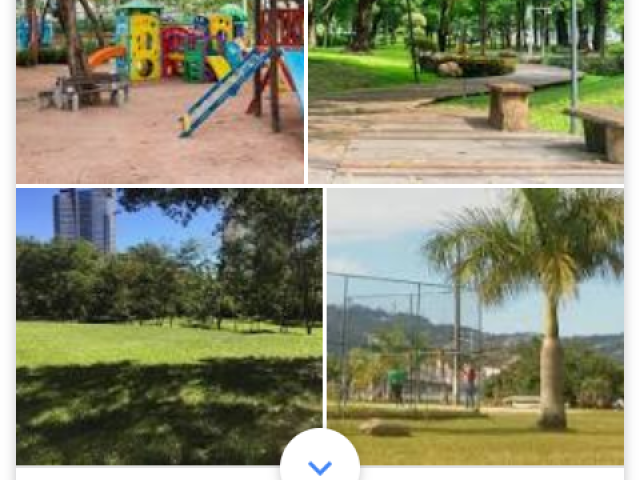 Um parque simples e calmo