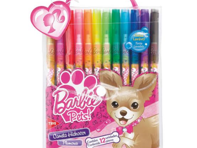 Da barbi pets 12 cores e vc vai querer mais