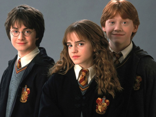 Harry, Hermione e Rony