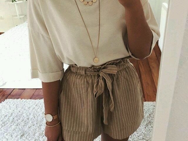 Short e blusa