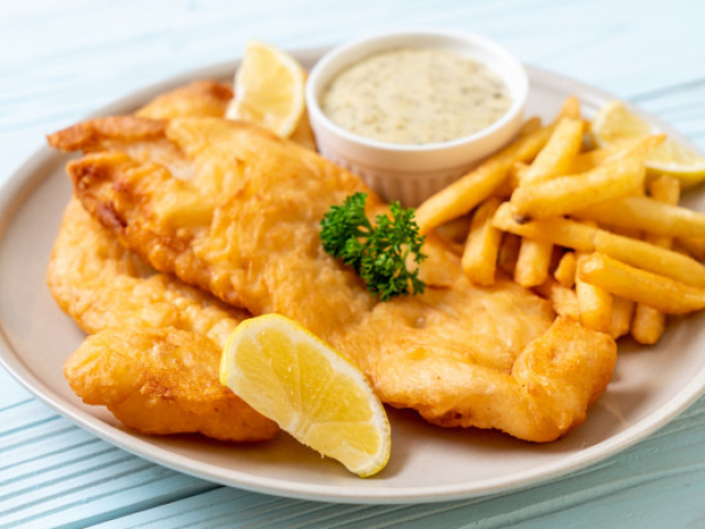 Fish and Chips (Peixe com batata frita)