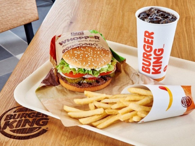 lanchamos no burguer king!