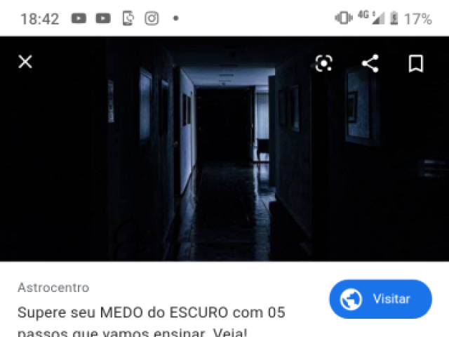 Em um lugar escuro como esse