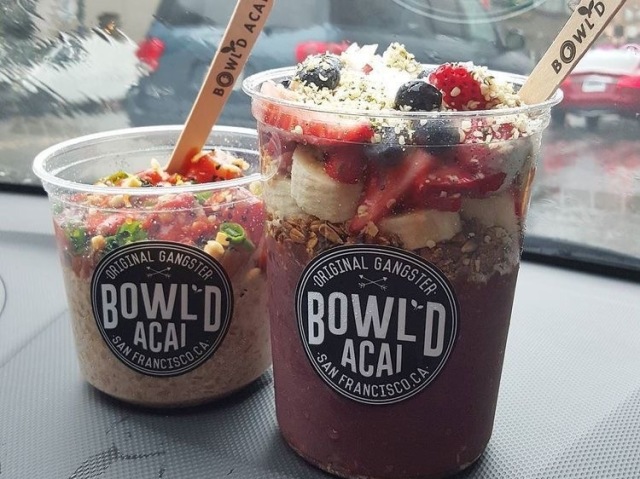 Açaí e sorvete