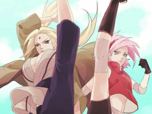 Tsunade e Sakura