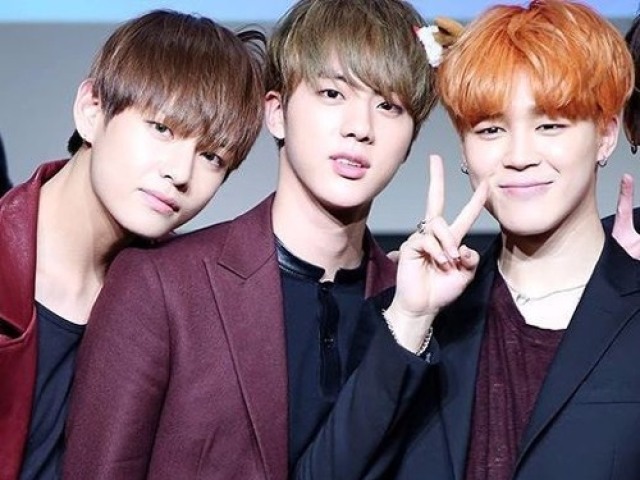 Jin, Jimin e V