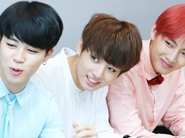 Jimin, Jungkook e V