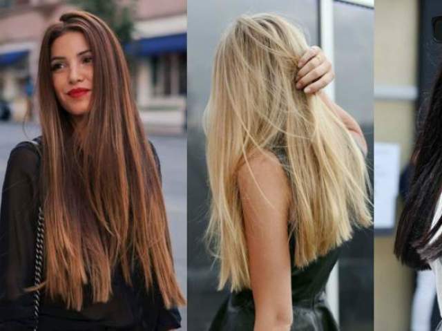 cabelo longo e liso