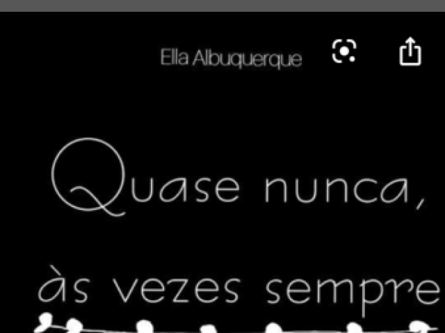 Quase nunca
