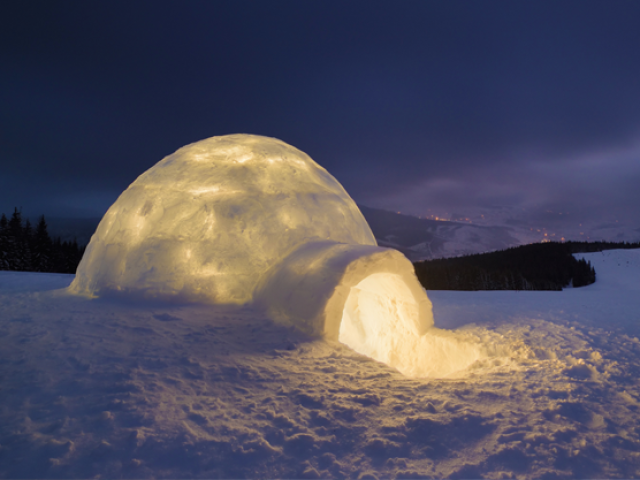 Um Iglu!