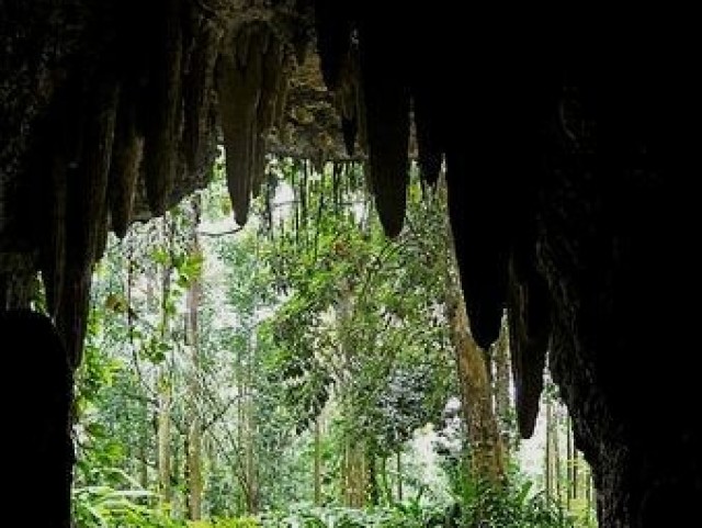 Uma caverna!