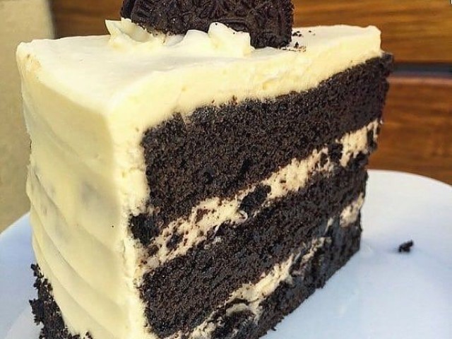 Bolo de Oreo.