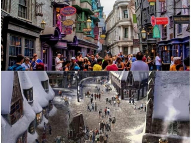 Onde você trabalharia no Beco Diagonal/Hogsmeade?