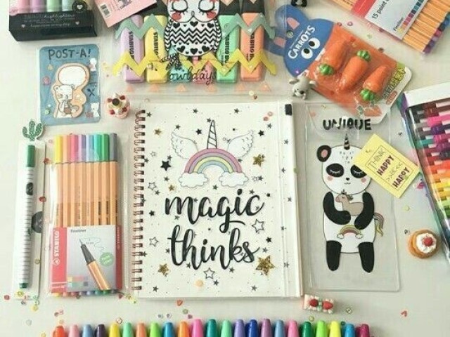 Escolha o seu material 2020! 🌻💖
