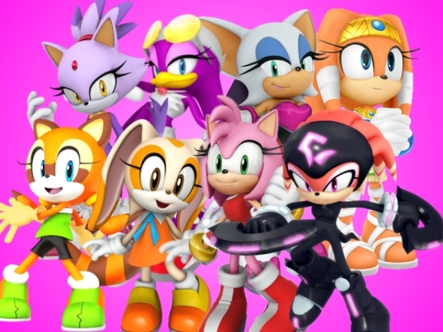 Você conhece as Sonic Girls?