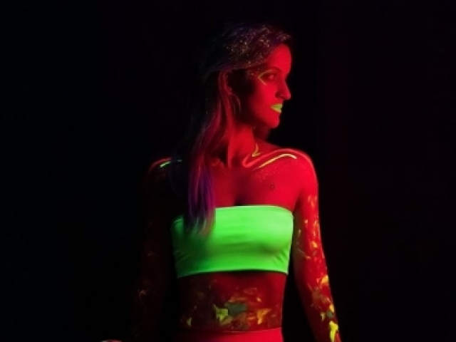 Uma foto neon