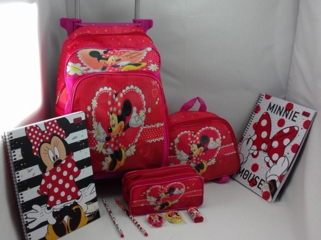 Material escolar da Minnie!