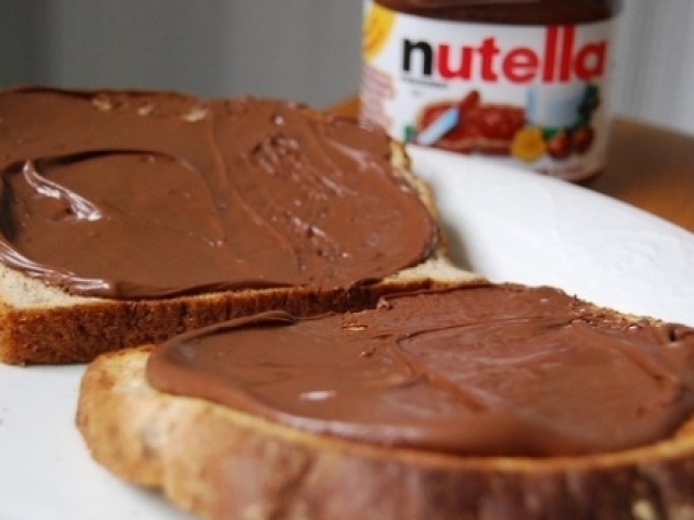 Pão com nutella