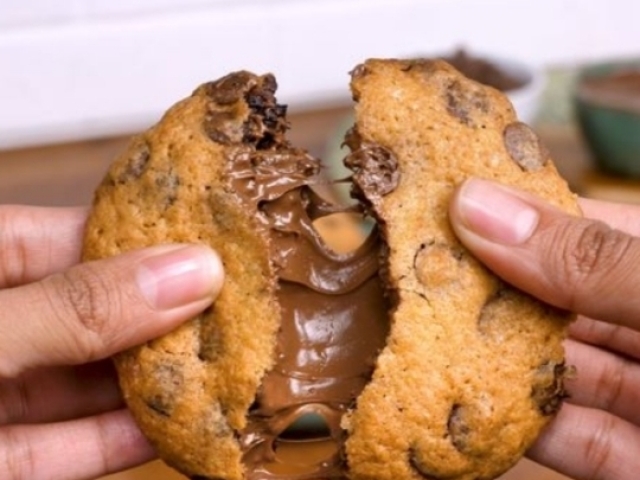 Cookie com nutella