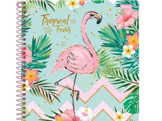 Caderno flamingo