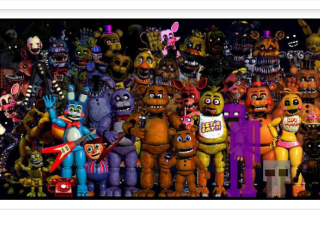 Você conhece todos os personagens de fnaf?