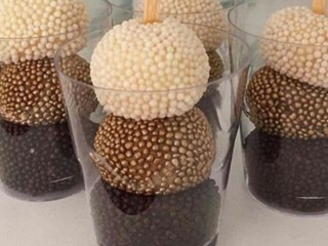 Copo de brigadeiros