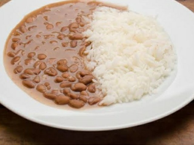 Arroz e feijão