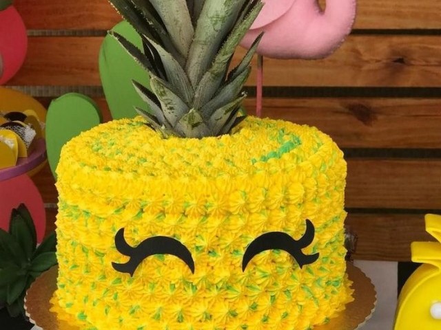 Bolo de abacaxi!